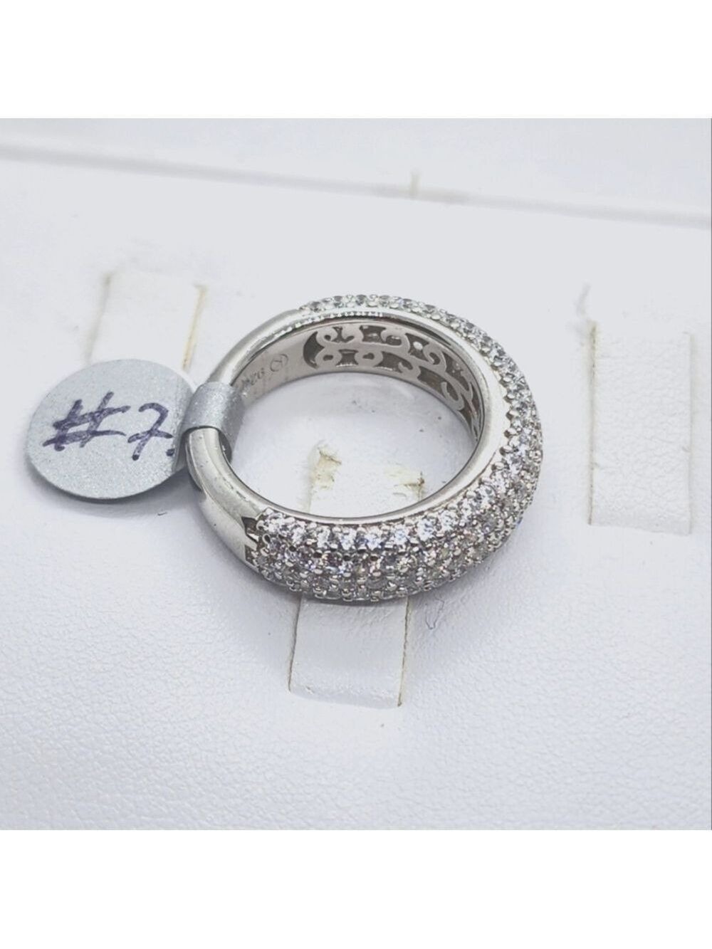 Brand New Sterling Silver 925 Eternity Ring cz - Picture 4 of 8